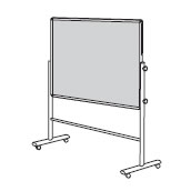 Double Sided Mobile Notice Board